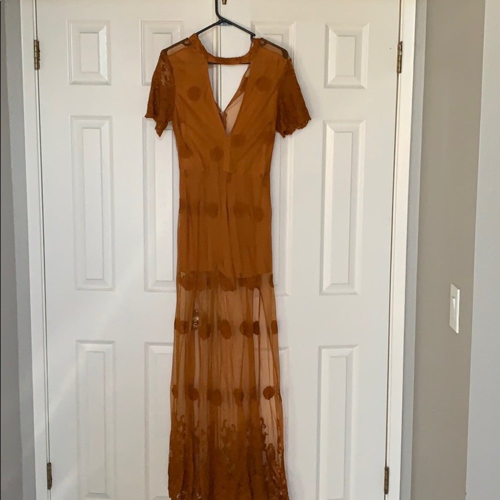 Mustard dress